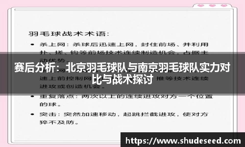 赛后分析：北京羽毛球队与南京羽毛球队实力对比与战术探讨